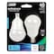 Feit Electric Feit Enhance A15 E12 (Candelabra) Filament LED Bulb Daylight 60 Watt Equivalence 2 pk BPA1560C950CA2 - alternate 1